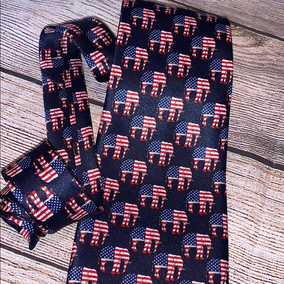 Rene Chagal Other - Elephant tie red white and blue